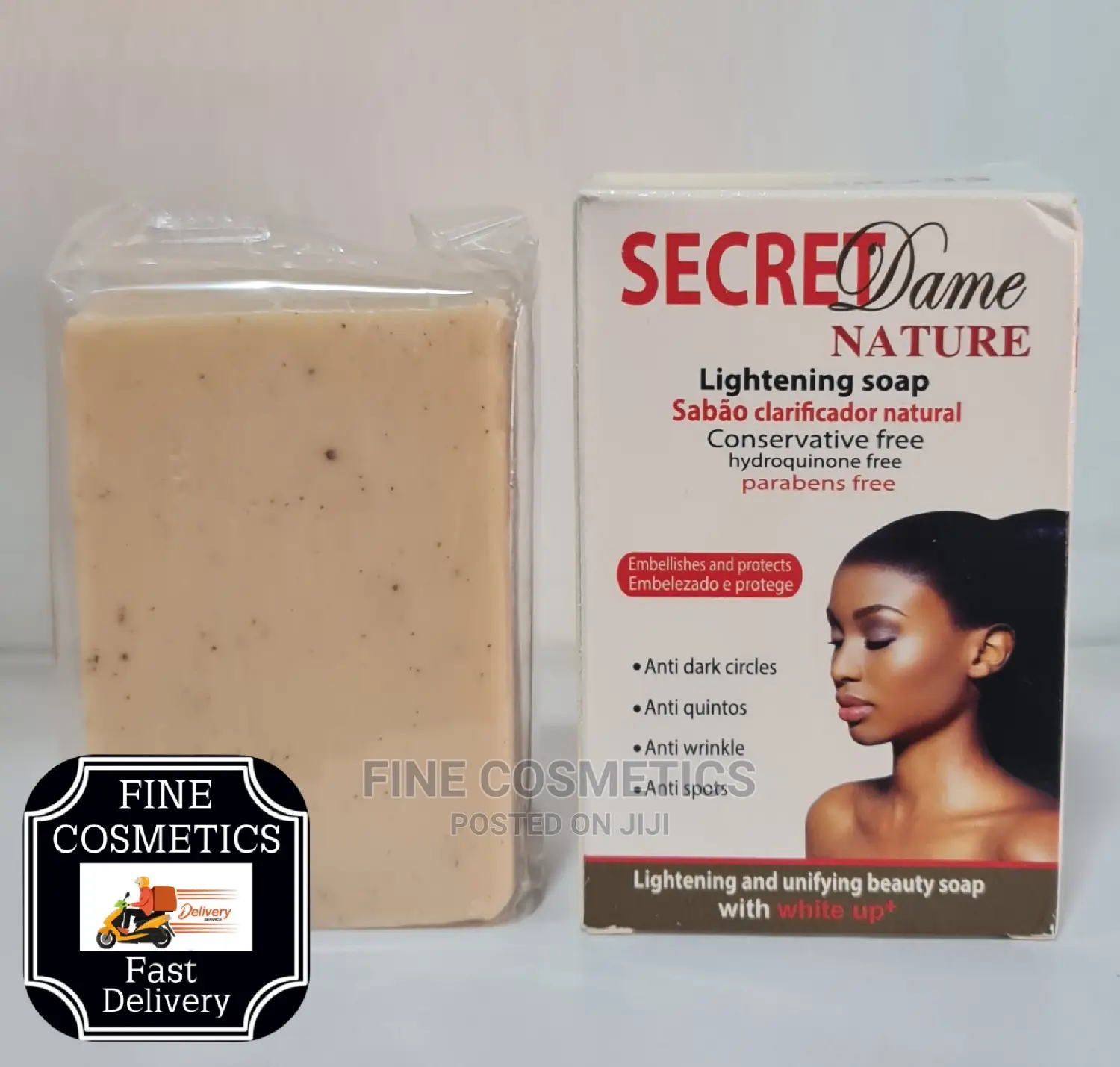 Secret Dame Soap Carrot, Gold + Nature for Clear Bright Skin