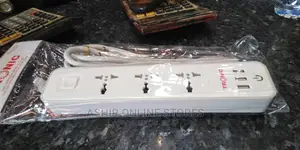Tronic 3way Power Extension Socket With USB
