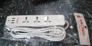 Tronic 3way Power Extension Socket With USB