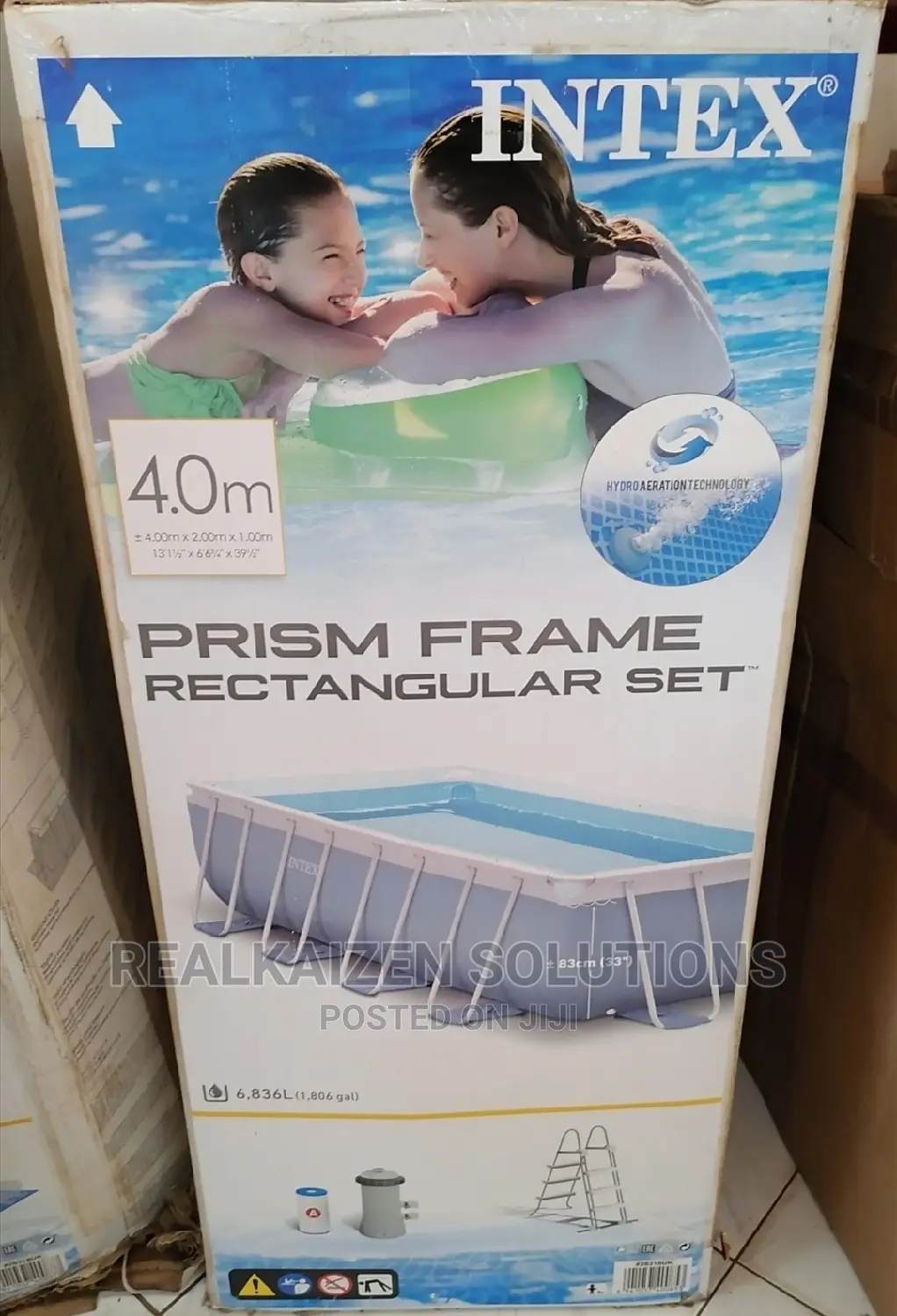 Intex Prism Frame Rectangular Pool Set 4mx2mx1m