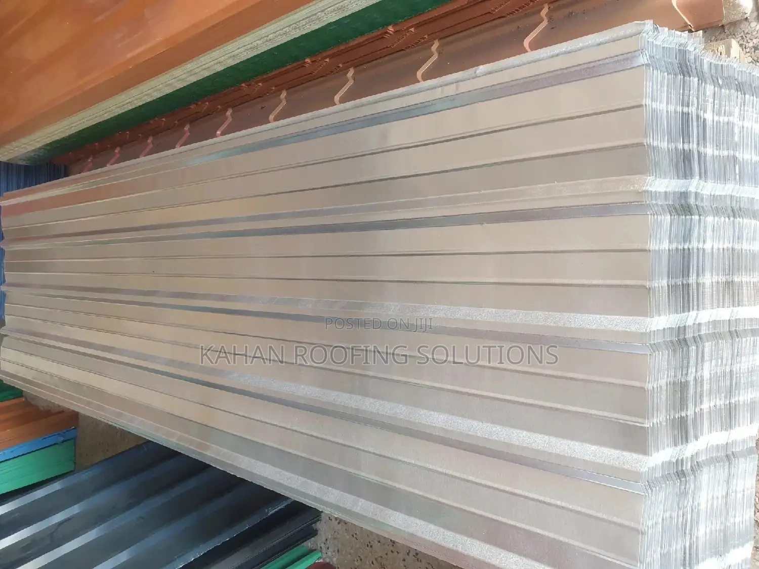 Uncolored Azed Roofings Iron Sheets
