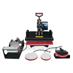 5in1 Combo Desktop Iron Digital Transfer Heat Press Machine
