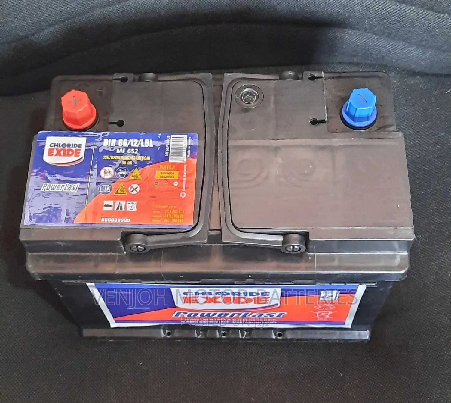 DIN 66 Powerlast Car Battery