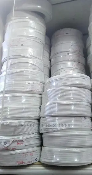 Yulan White Flat Twin Cable for 1mm