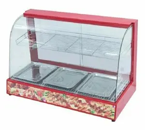 Large 3-Layers Electric Commercial Display Food Warmers 