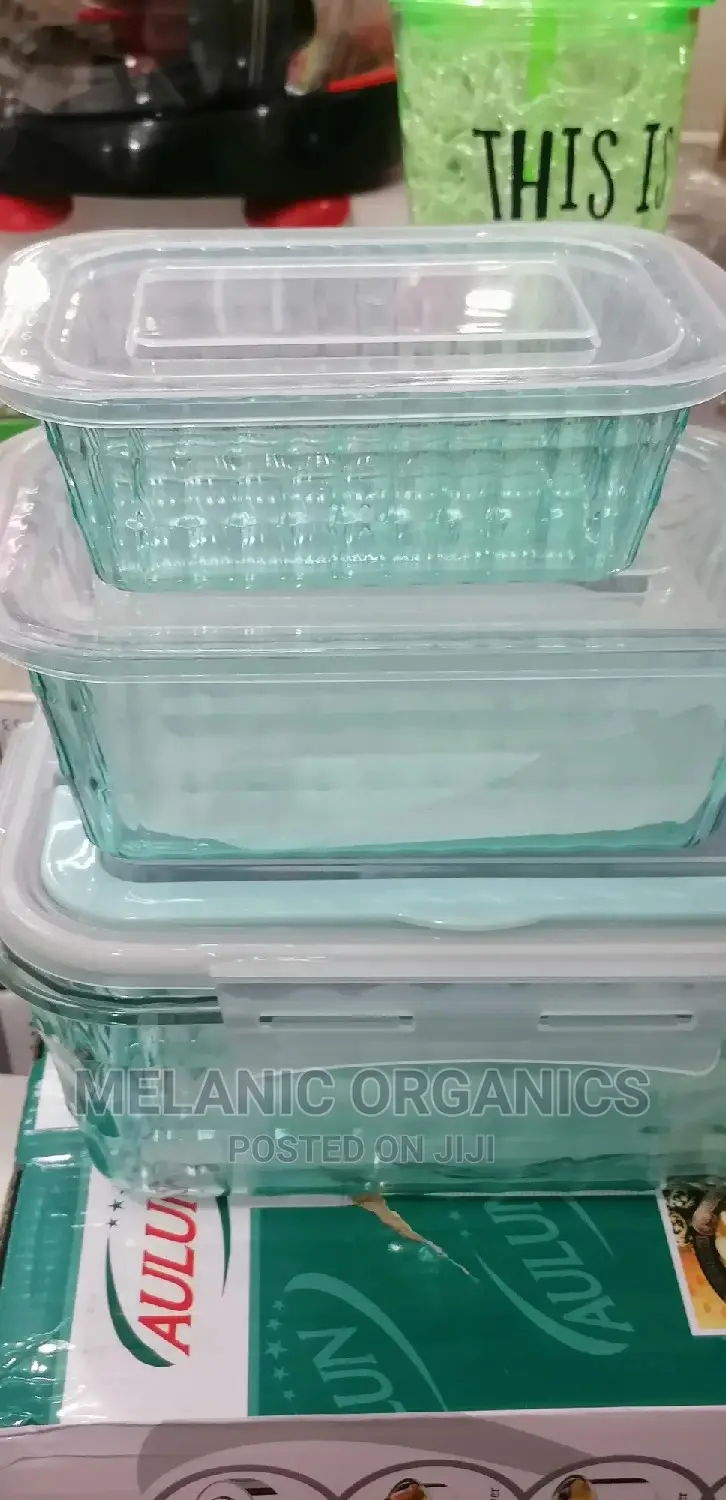Melamine 3 Piece Fridge Storage Containers