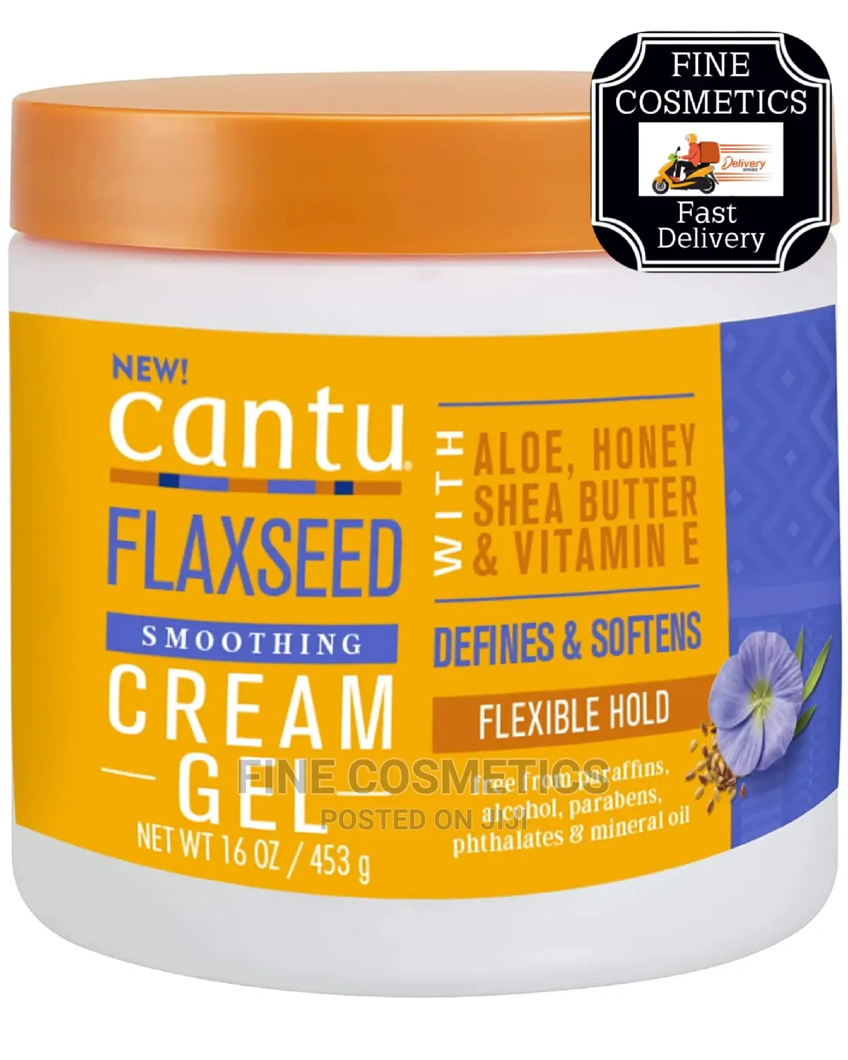 Cantu Flaxseed Smoothing Gel Cream 453ml