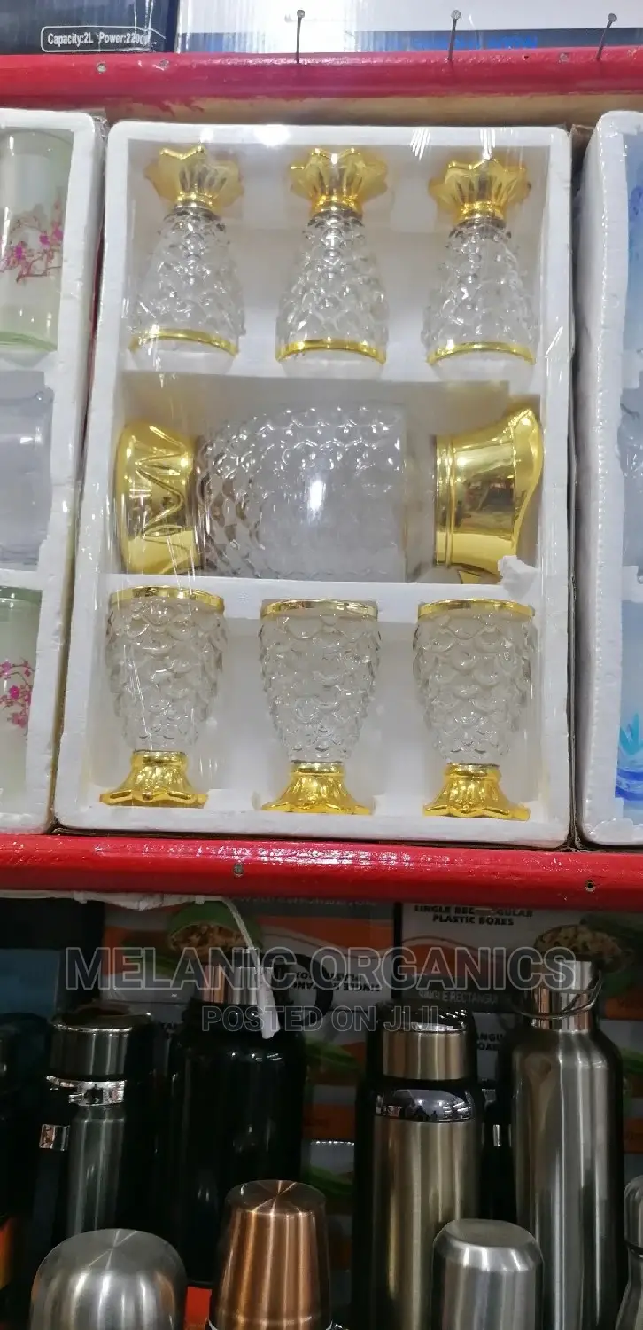 Water Set 1 Jug and 6 Glasses