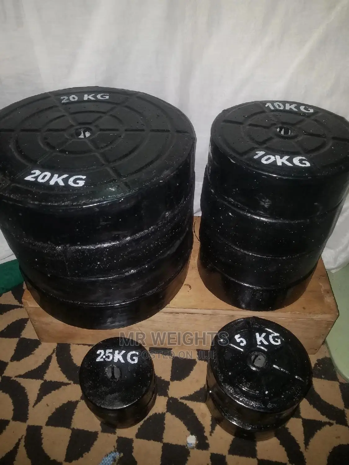 Concrete Barbell Plates