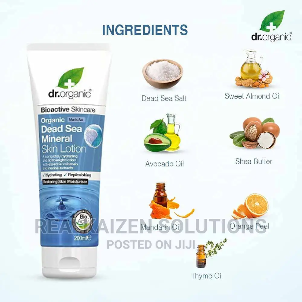 UK Dr Organic Dead Sea Mineral Skin Lotion 200ml