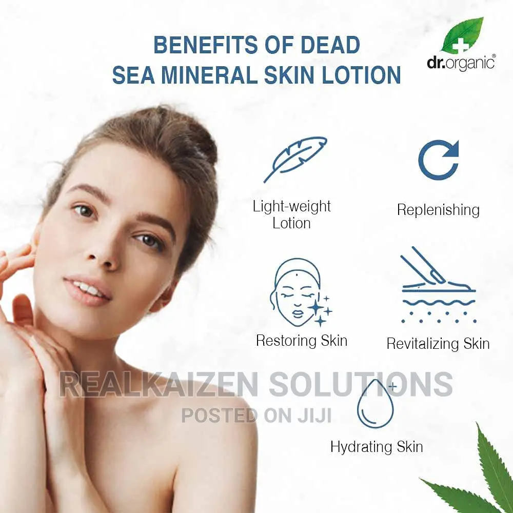 UK Dr Organic Dead Sea Mineral Skin Lotion 200ml