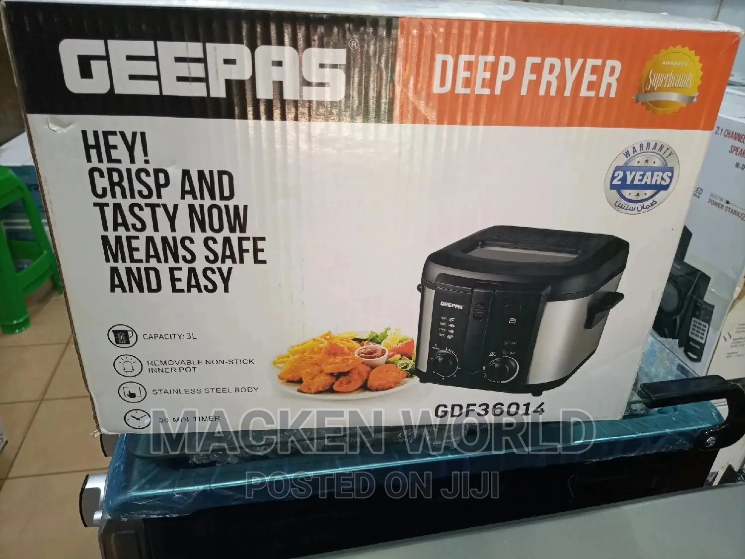 Geepas 3liters Deep Fryer