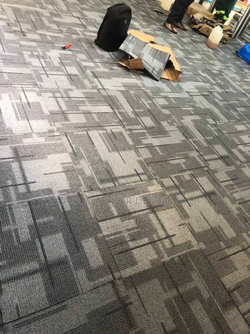 PVC Tile Floor Carpets PVC Woolen Carpets