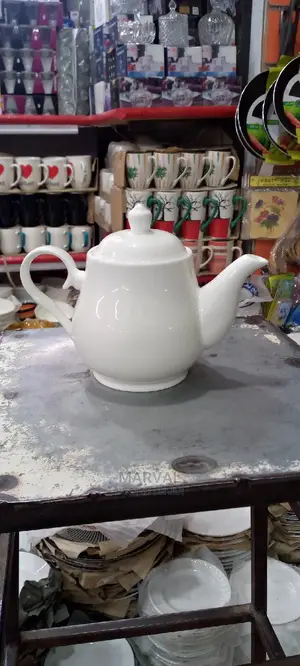 White Portable Tea Pot