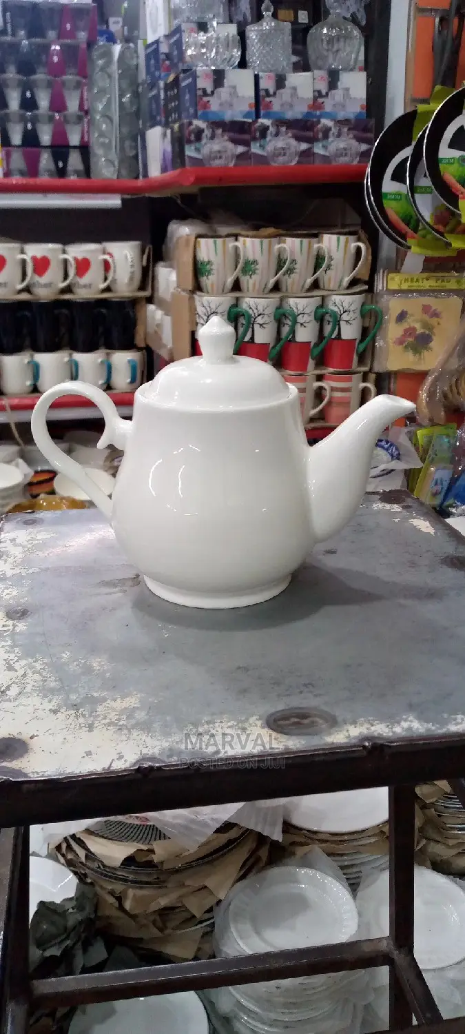 White Portable Tea Pot