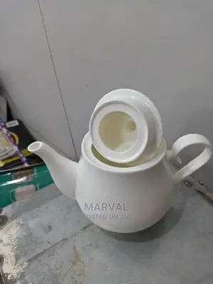 White Portable Tea Pot