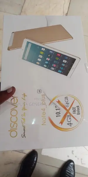 New Discover Note 4 Plus 64 GB Black