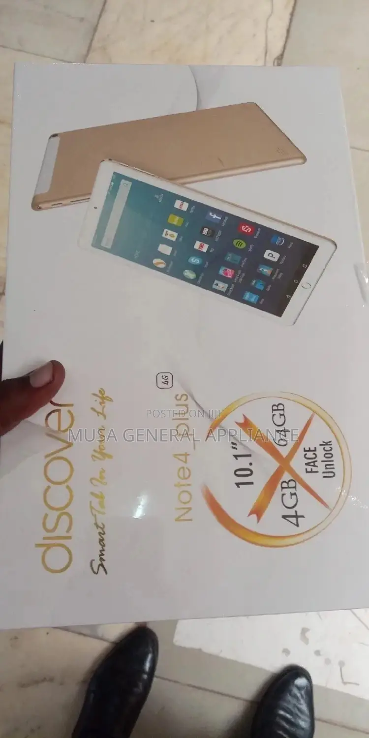 New Discover Note 4 Plus 64 GB Black