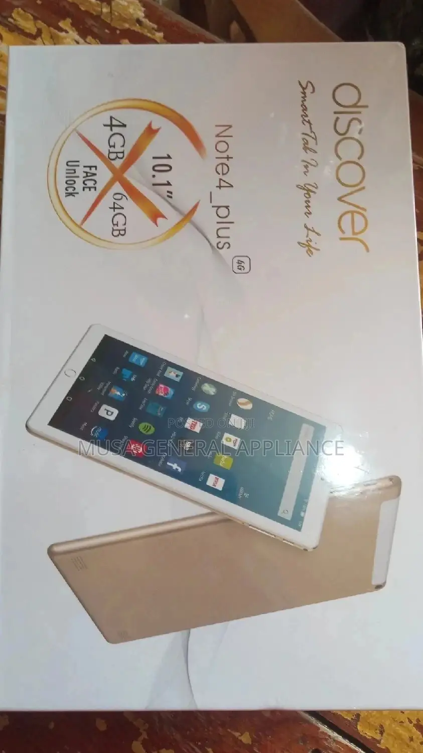 New Discover Note 4 Plus 64 GB Black