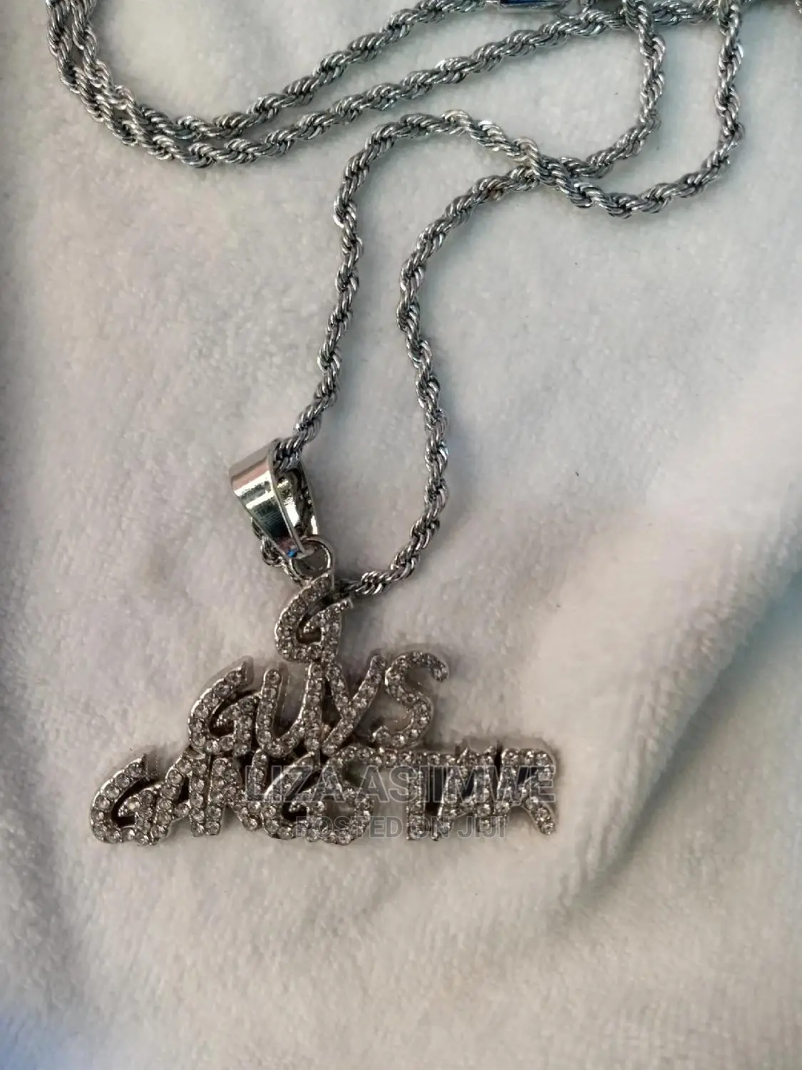 Mens Genuine Chains(Necklace) With G Guys Gang Star Pendant
