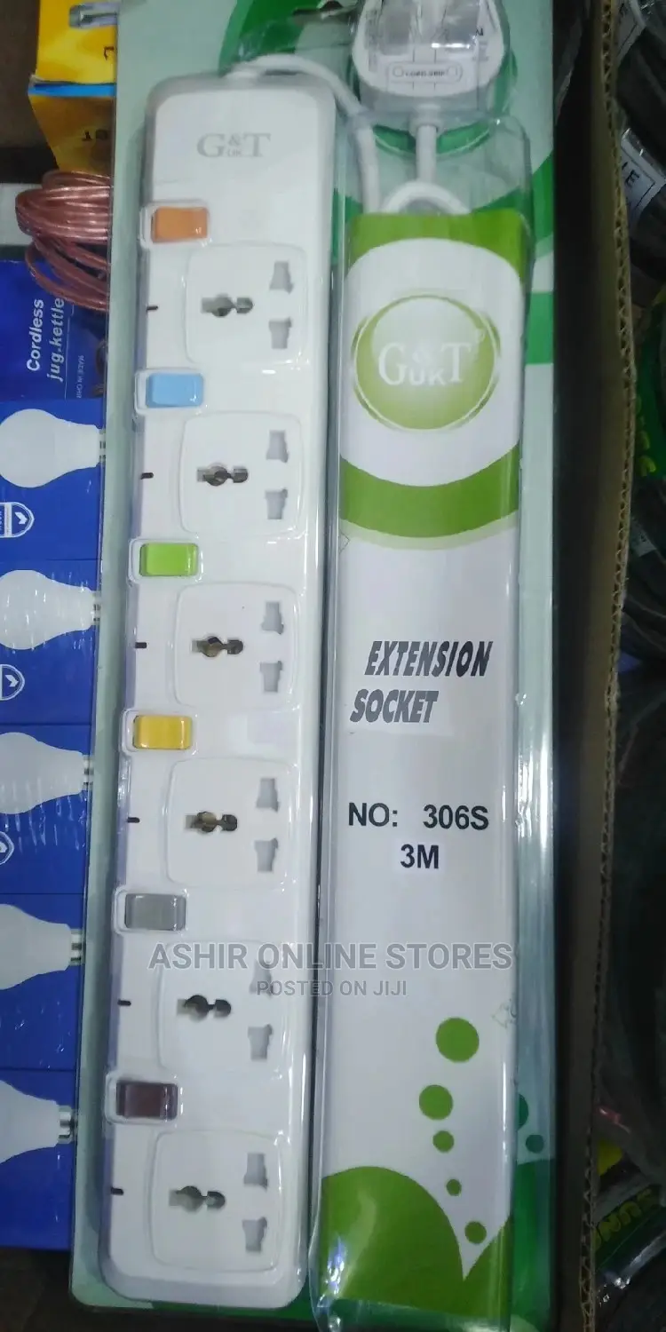 6way High Quality Uk Power Extension Socket