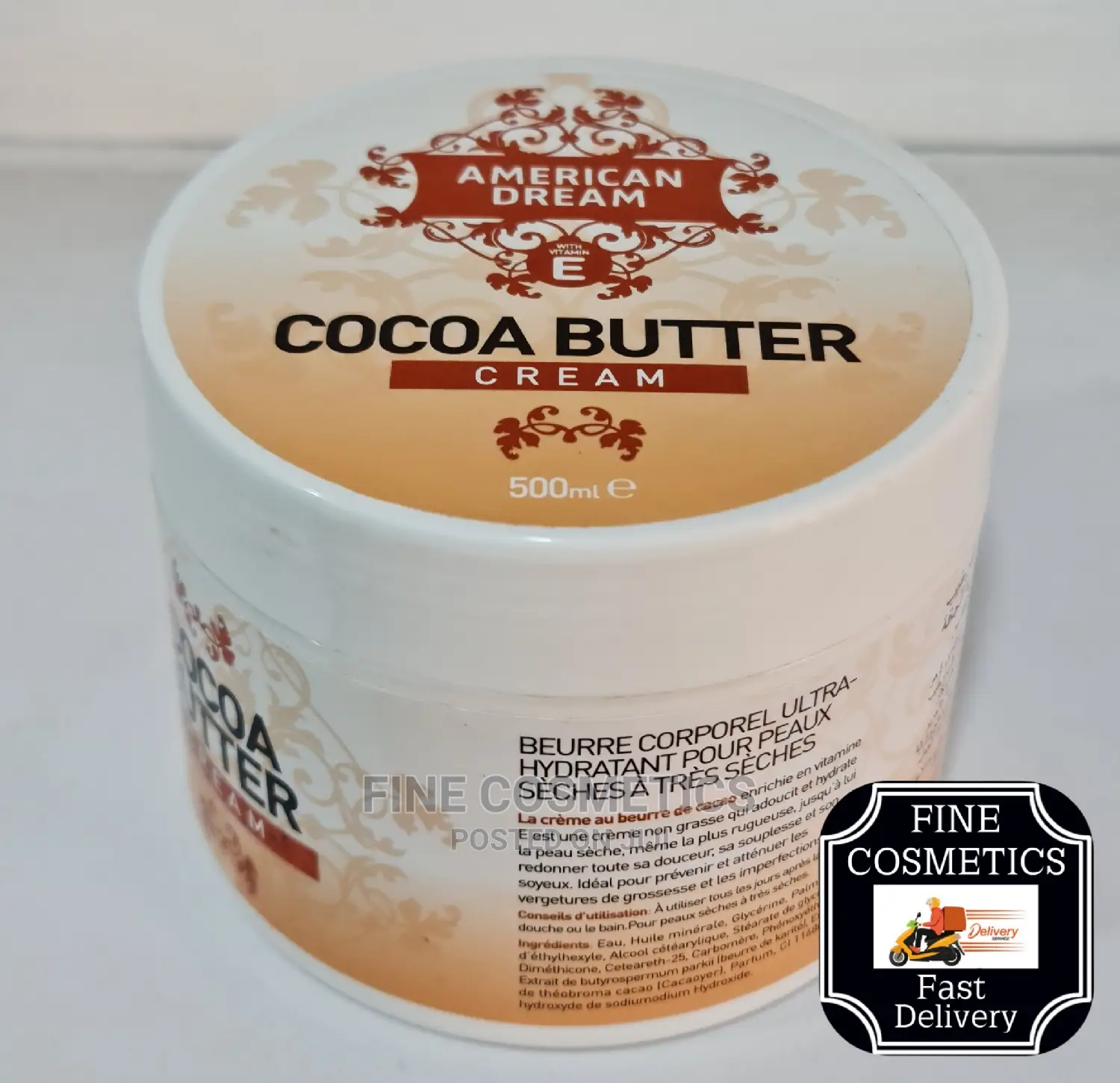 ORIGINAL American Dream Cocoa Butter Cream 500ml