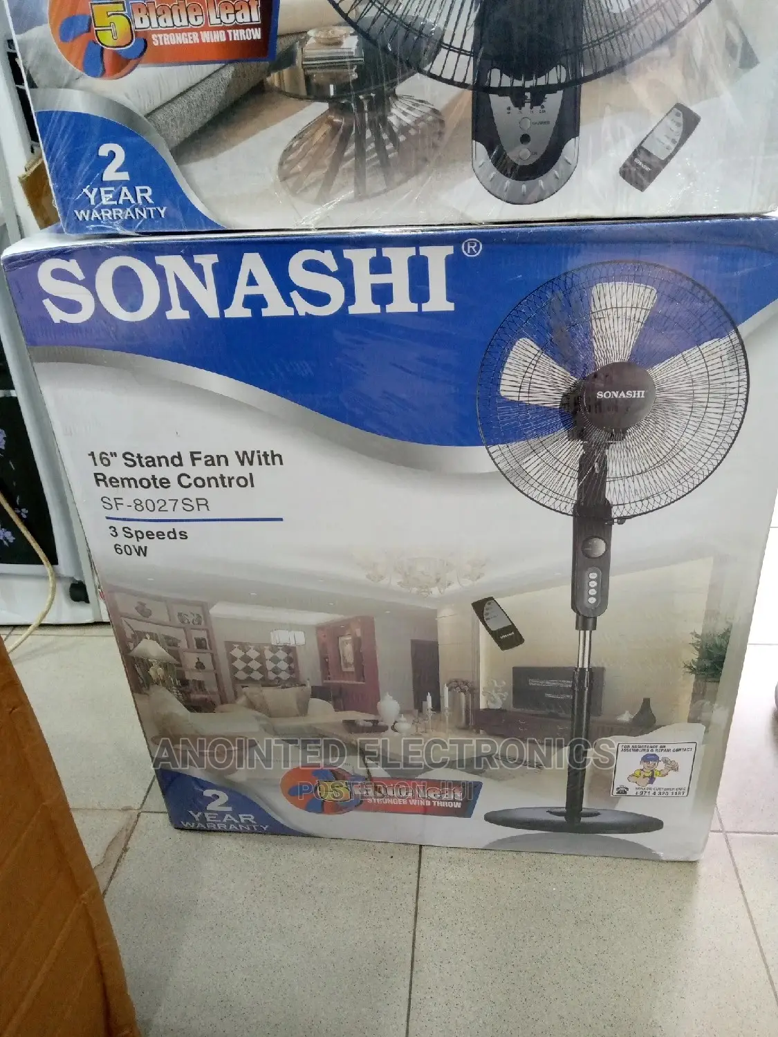 Sanash Stand Remote Fan