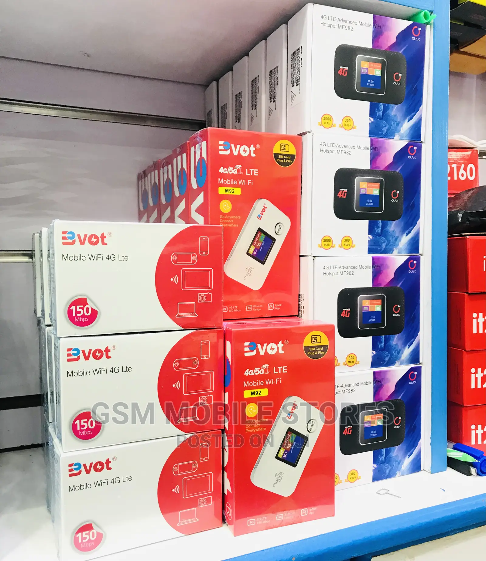 Brand New Bvot M92 4g/5g+ Mobile Wifi for All Networks