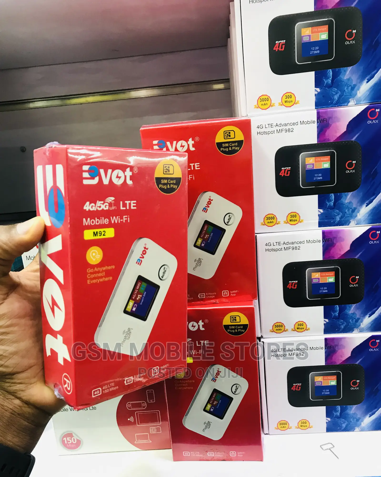 Brand New Bvot M92 4g/5g+ Mobile Wifi for All Networks