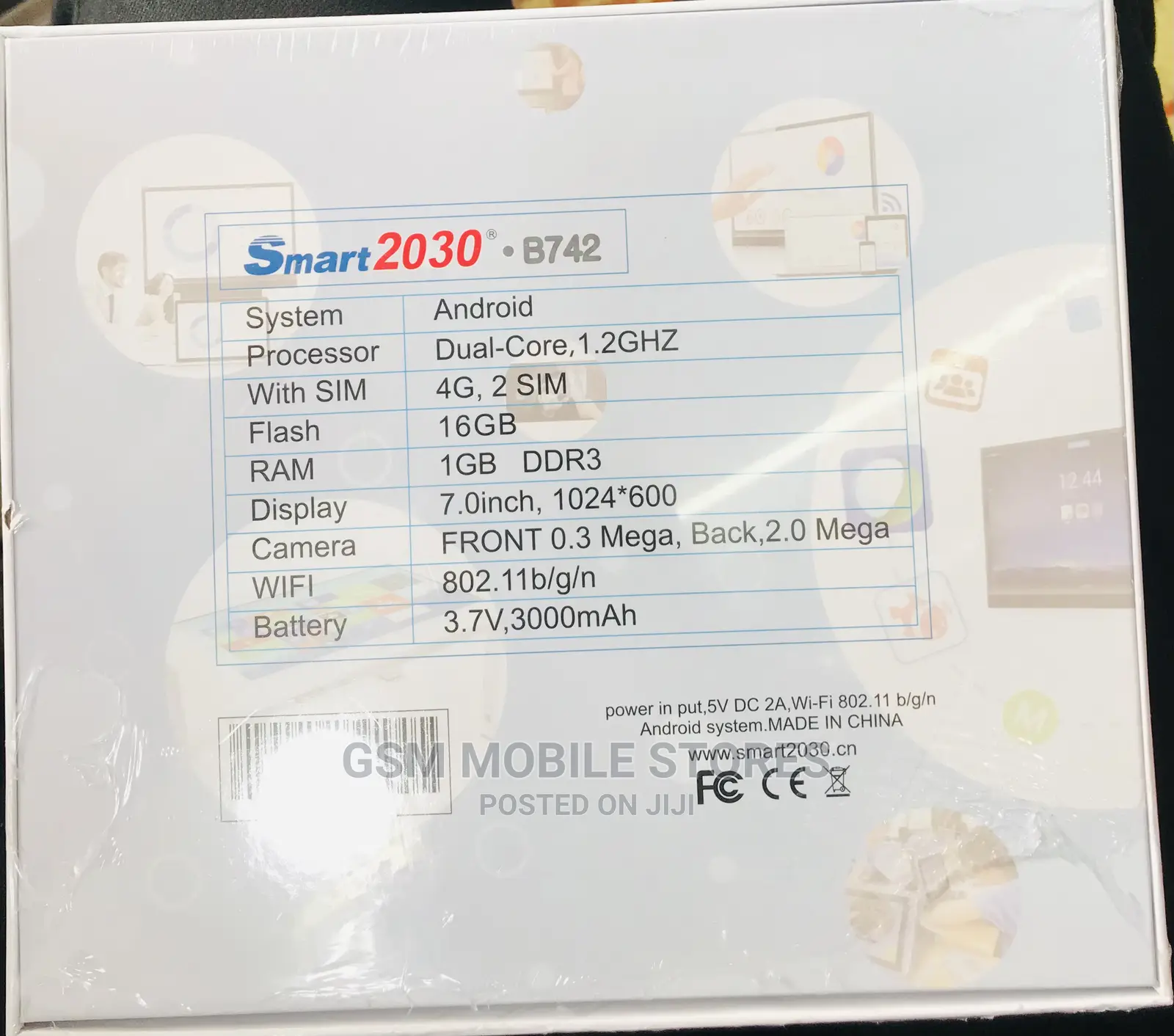 New Smart 2030 4G Dual SIM 16GB 7” Inch Learning Tablet