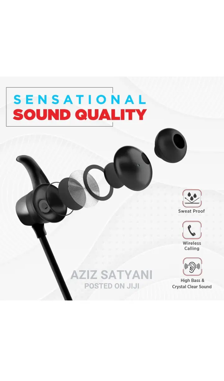 100% Original Intex Wireless Bluetooth Neckband With Superb