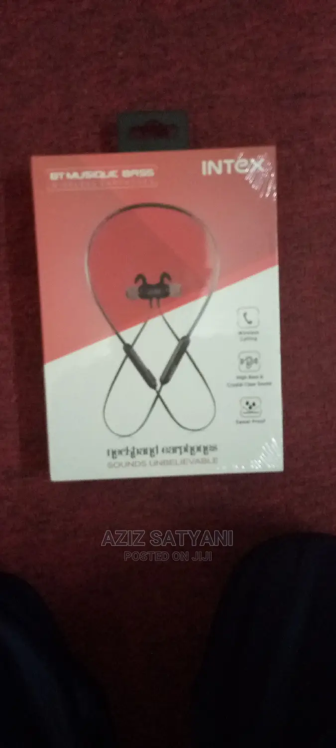 100% Original Intex Wireless Bluetooth Neckband With Superb