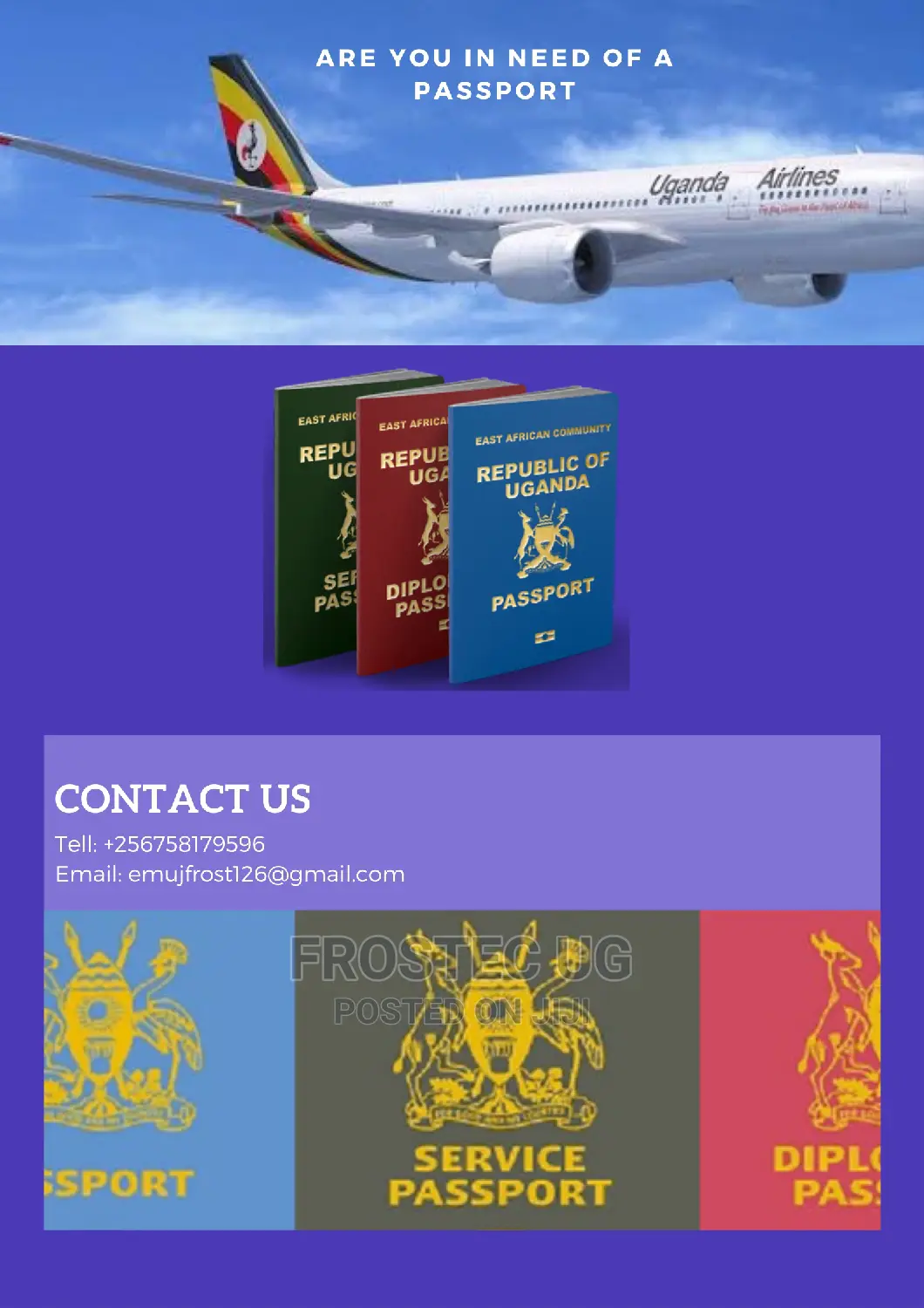 Express, Ordinary Passports