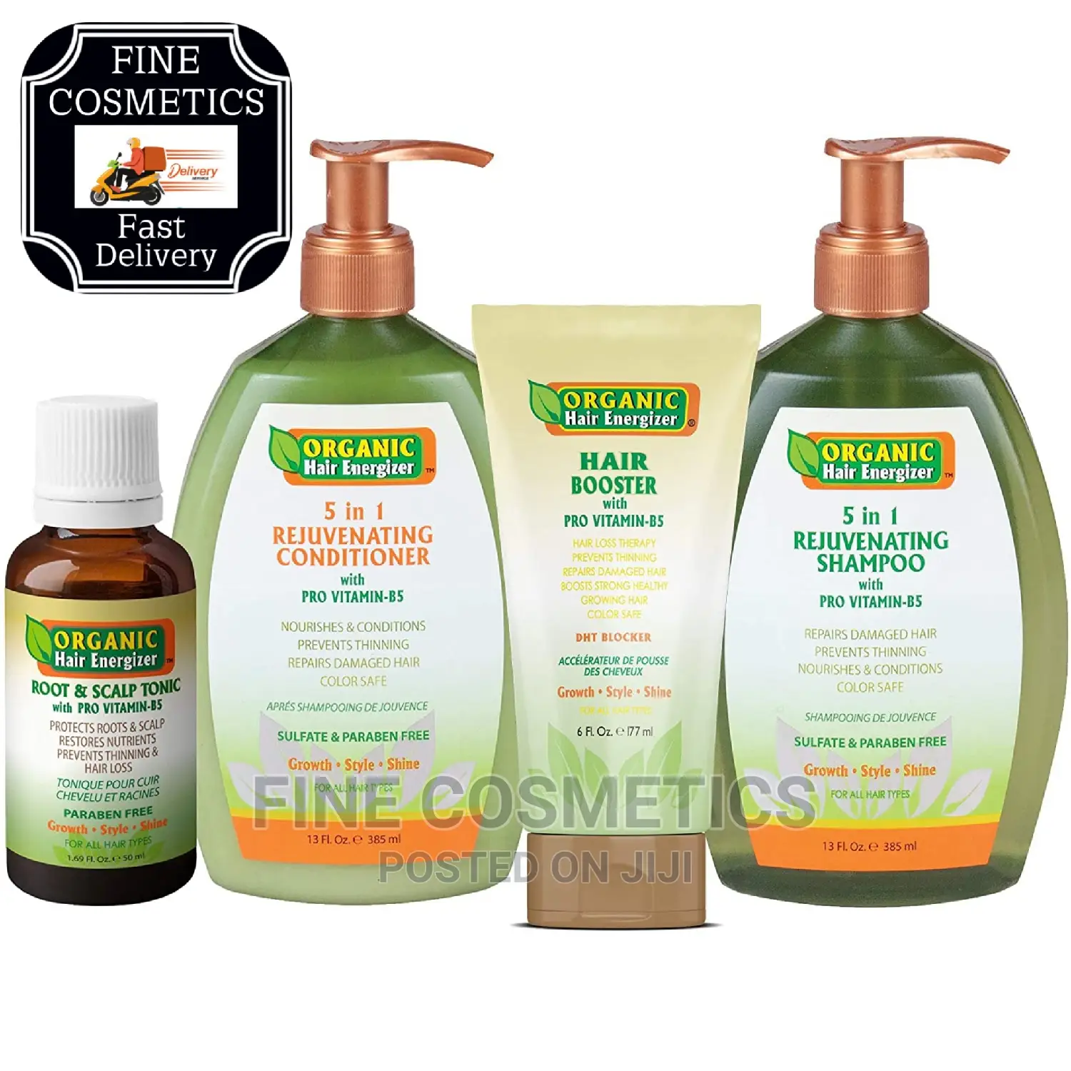 Organic Hair Growth Booster With Pro Vitamin-B5 Made in USA