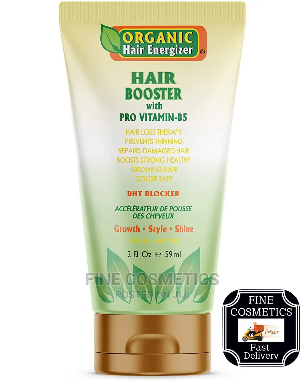 Organic Hair Growth Booster With Pro Vitamin-B5 Made in USA