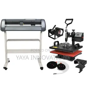 Heatpress and Cutter Plotter Full Package