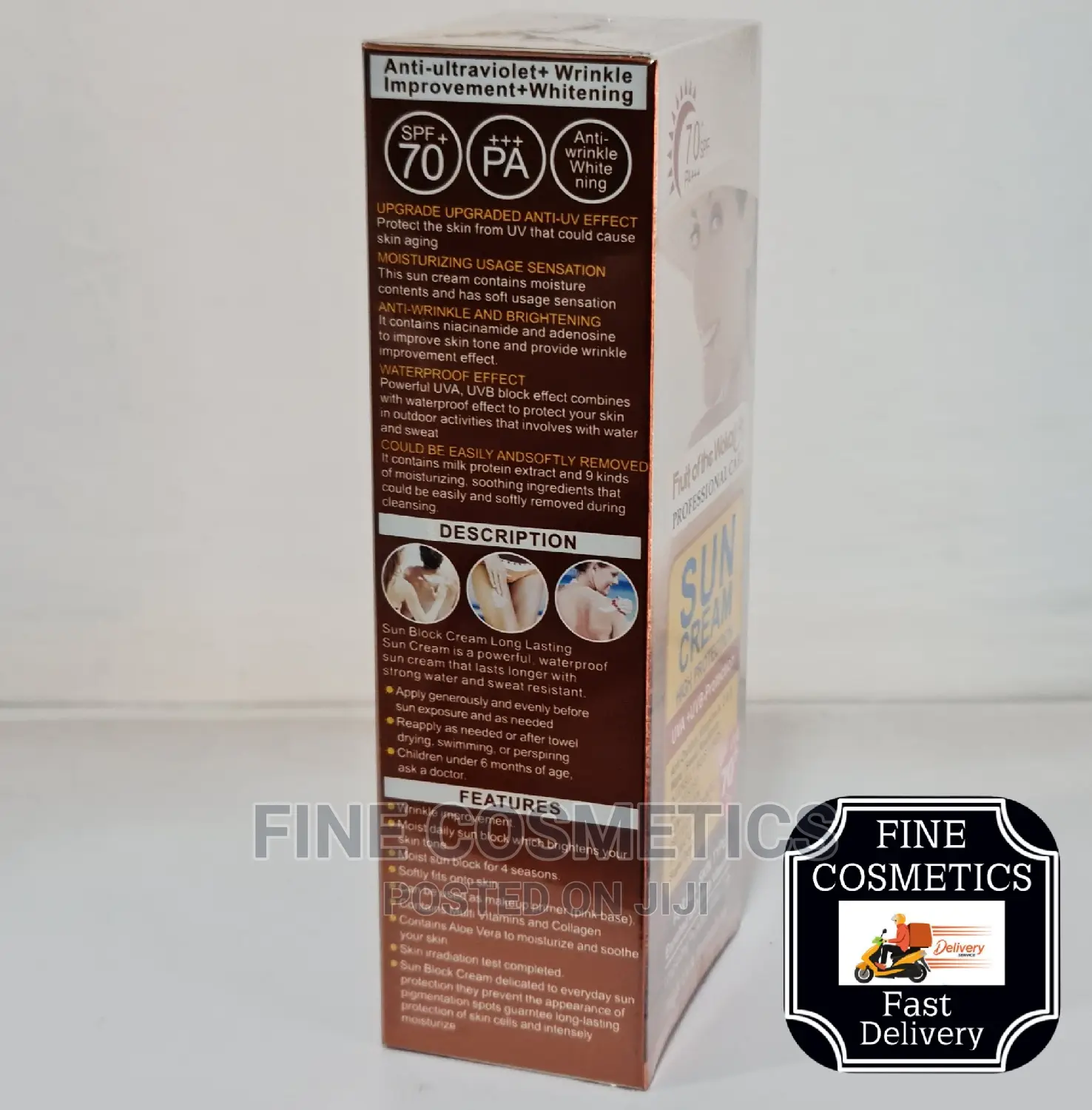 FRUIT OF THE WOKALI Professional Care Sunblock Cream 130ml