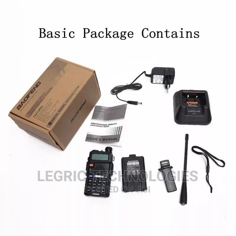 8W Baofeng UV-5R Walkie Talkie