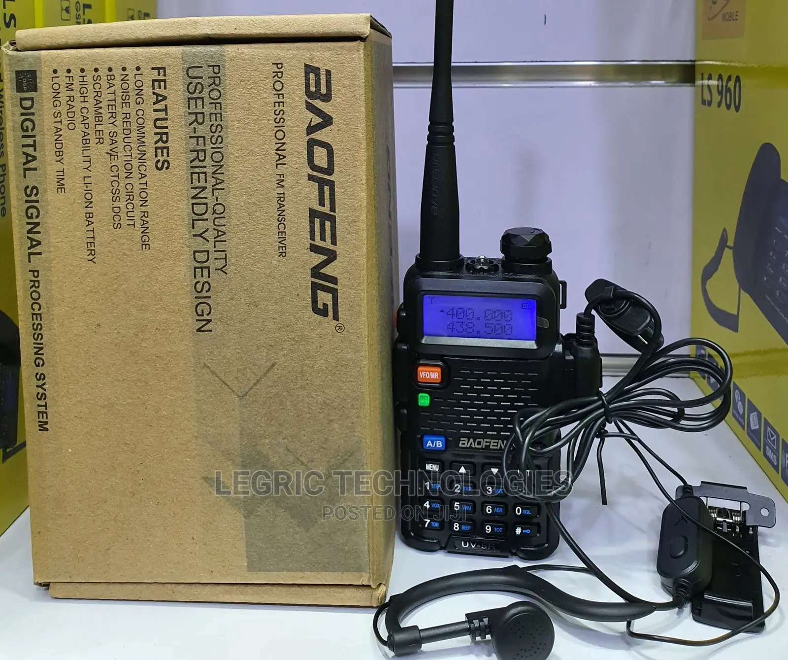 8W Baofeng UV-5R Walkie Talkie