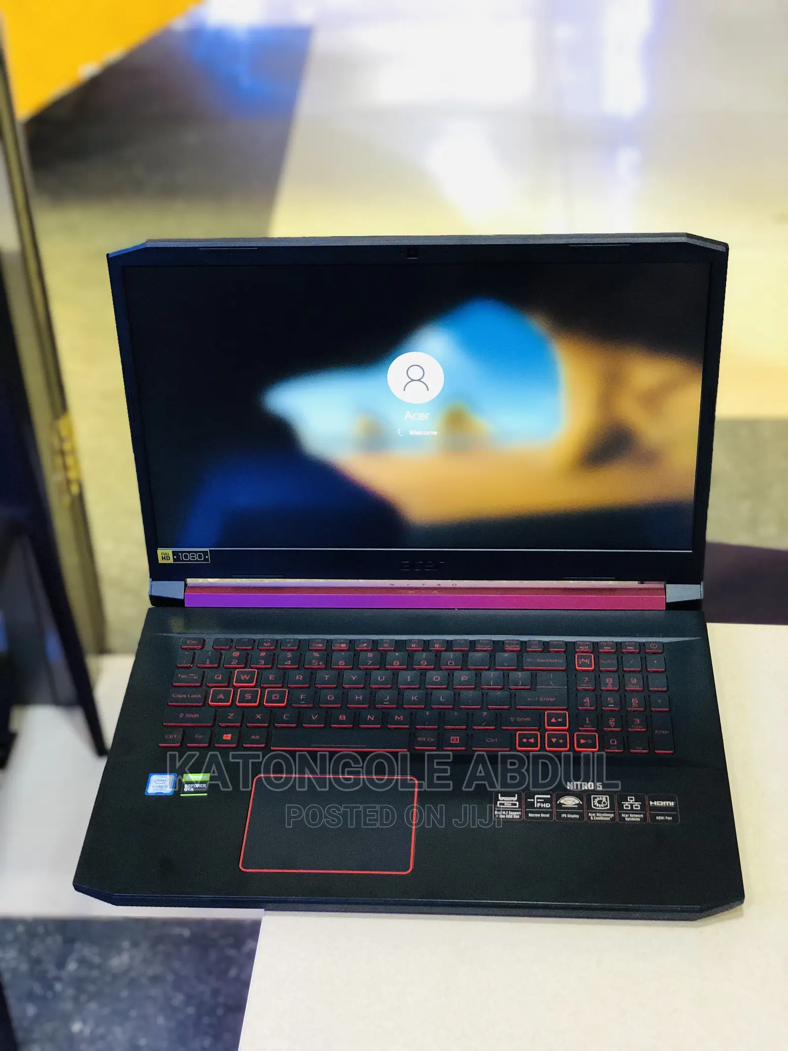 New Laptop Acer Nitro 5 Spin NP515-51 8GB Intel Core I5 SSD 512GB
