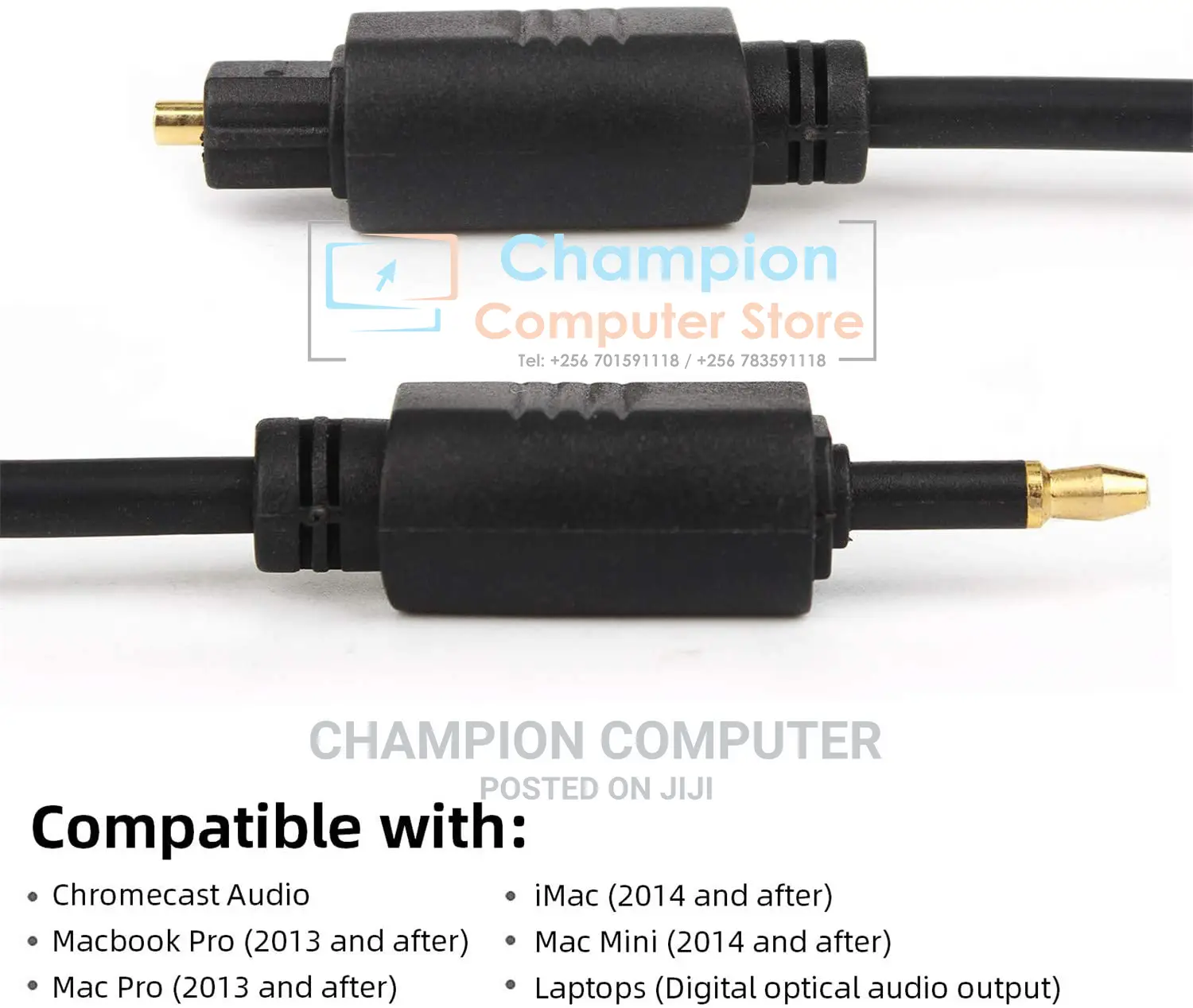 Digital Optical Fibre Audio Cable 3.5mm Aux Male -1.5M