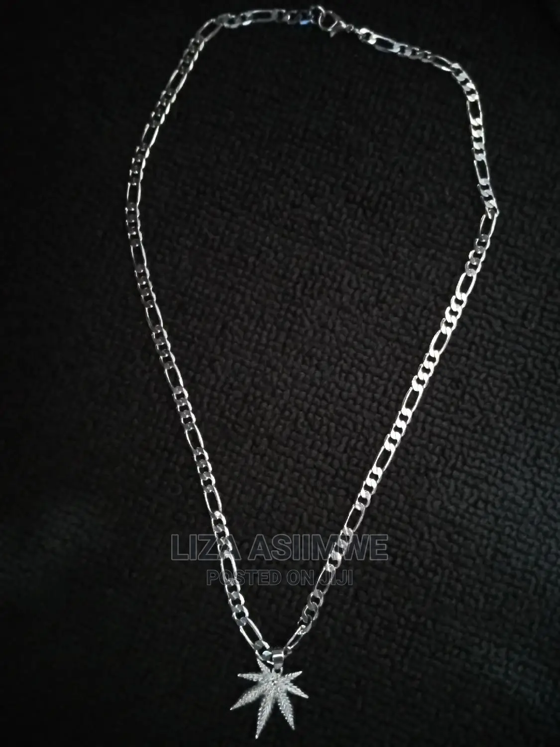 Men's Authentic and Nice Chain's With a Weed Pendant