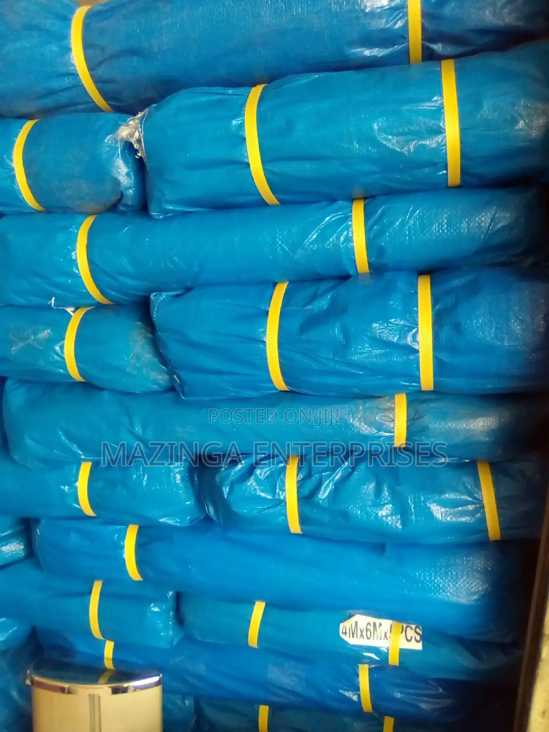 4x6m Turpaulin-Tundubali(Army Green Blue)5pcs in a Carton