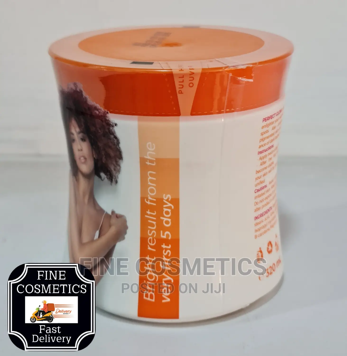 Perfect Glow Carrot Lightening Body Cream With Vitamin C,E B