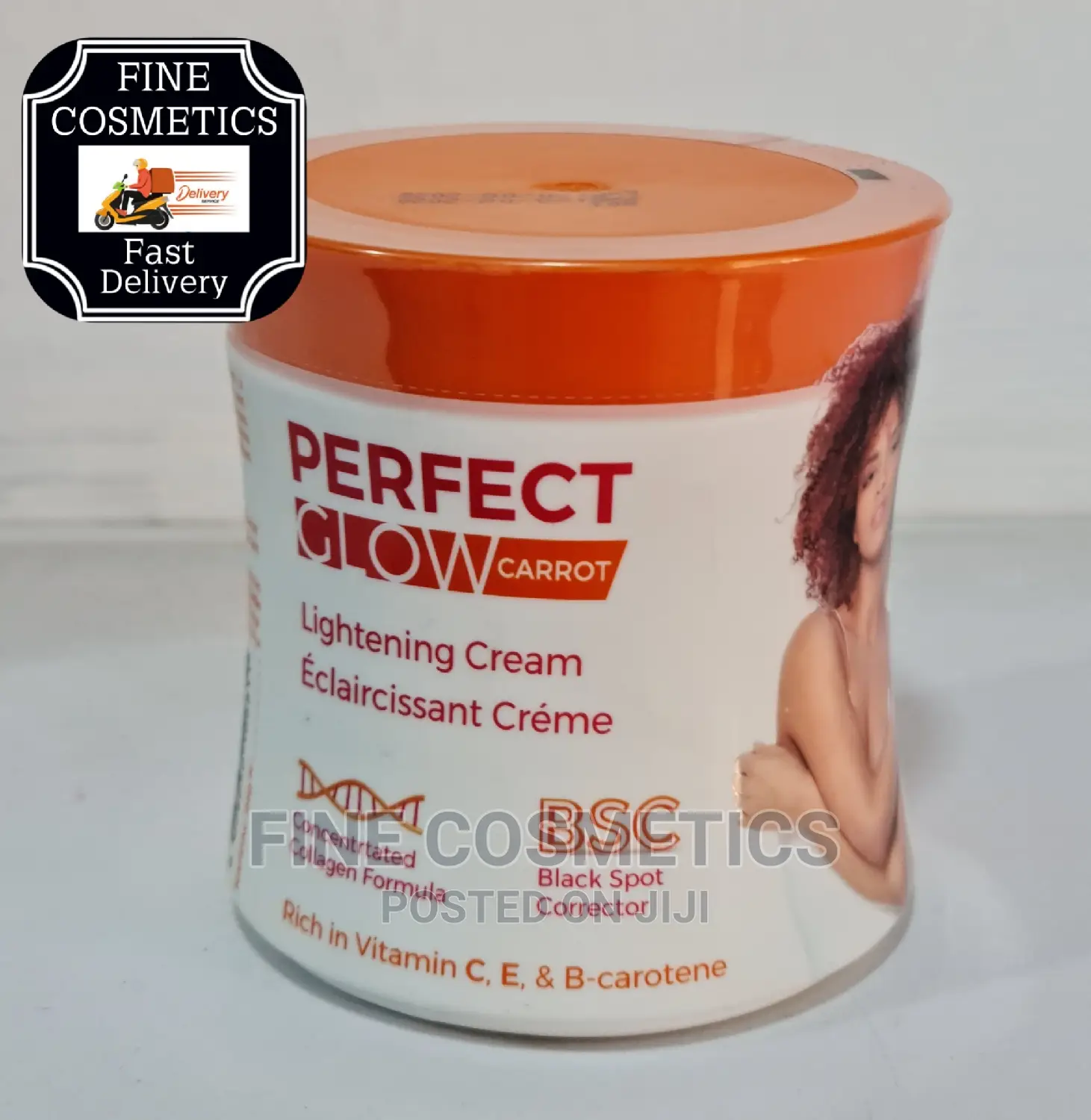 Perfect Glow Carrot Lightening Body Cream With Vitamin C,E B