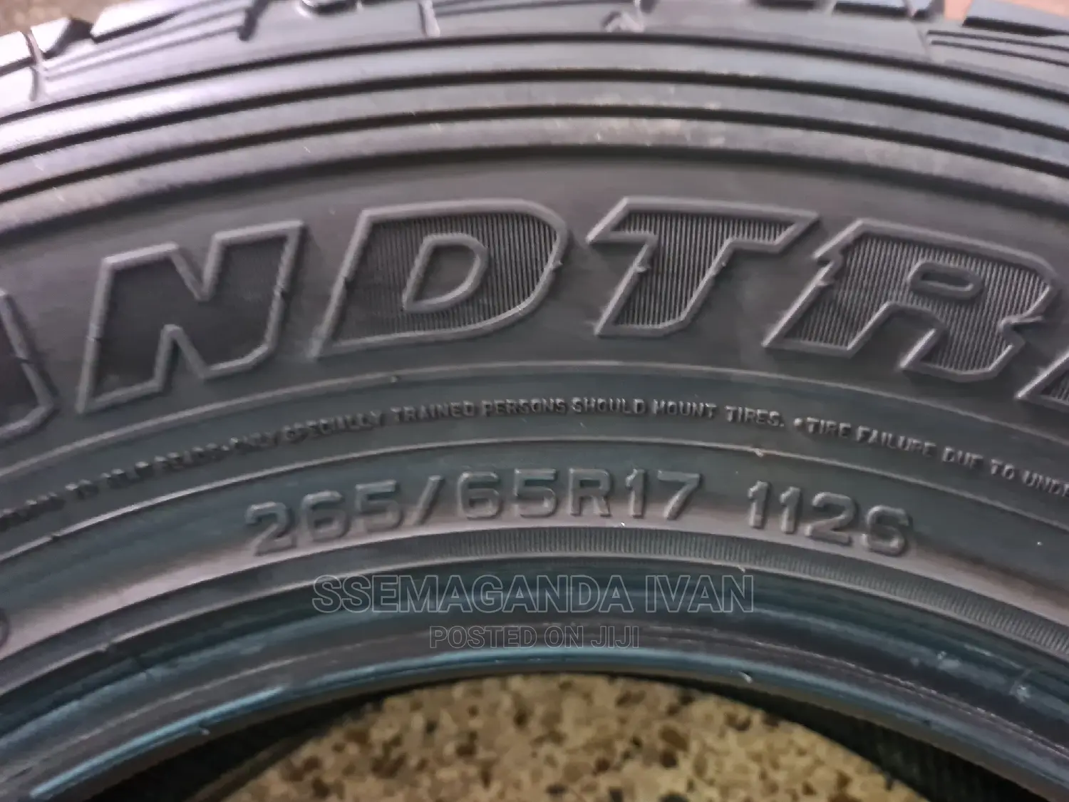 265/65r17 Dunlop 2nd Hand Tires