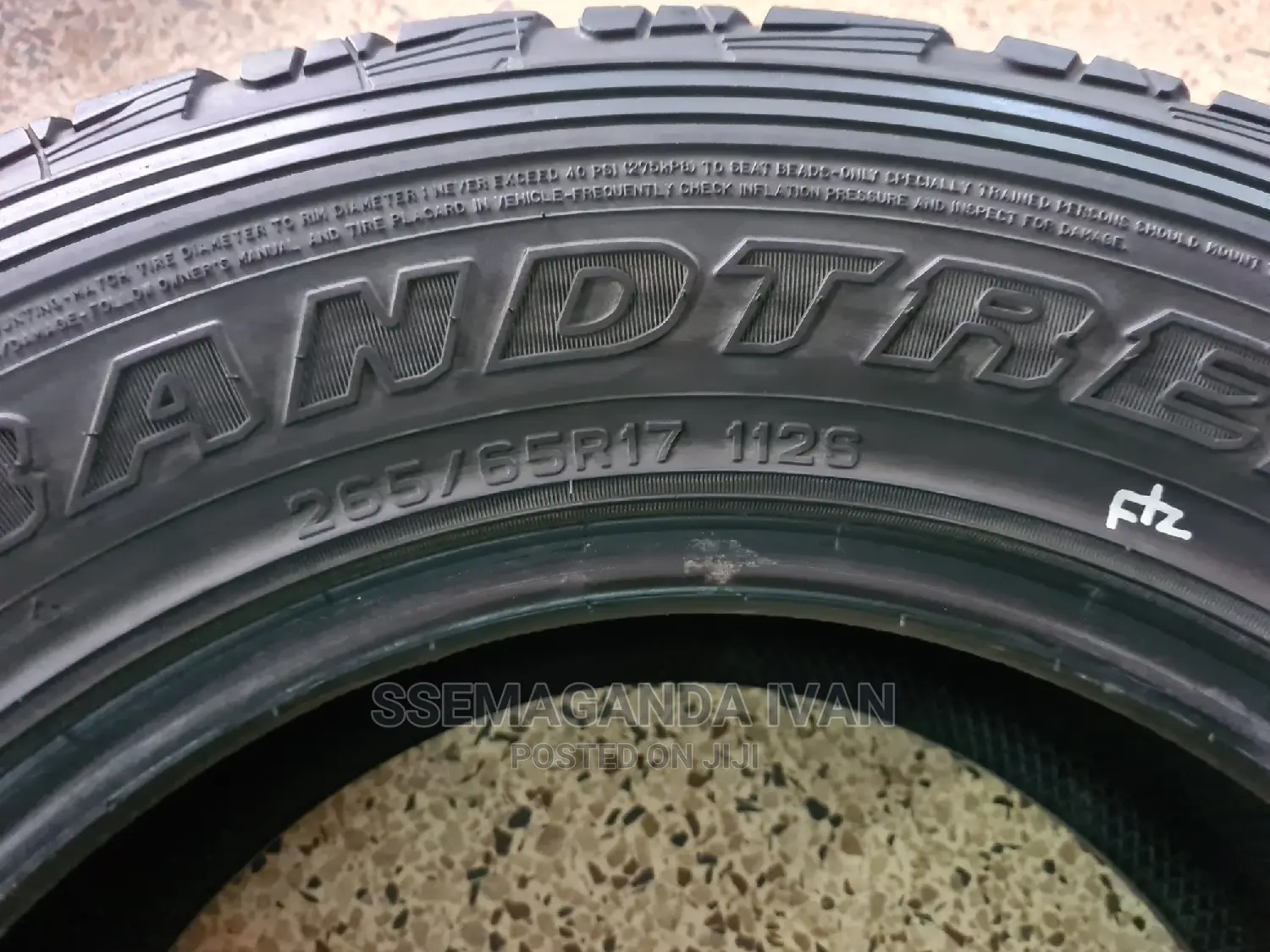 265/65r17 Dunlop 2nd Hand Tires