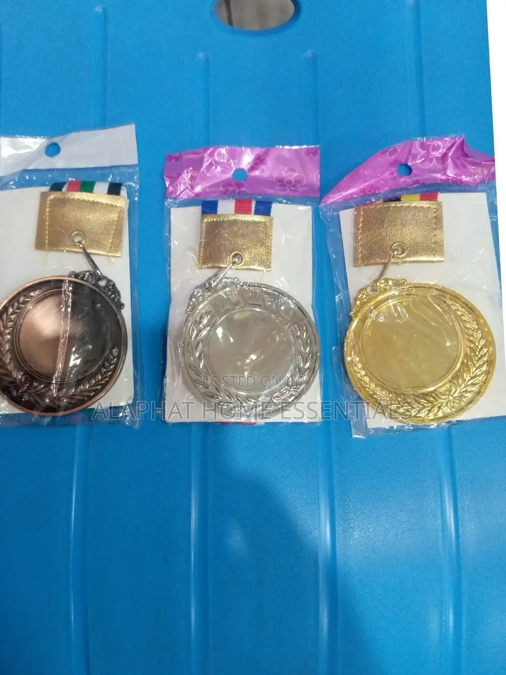 Golden , Silver And Bronze Medals