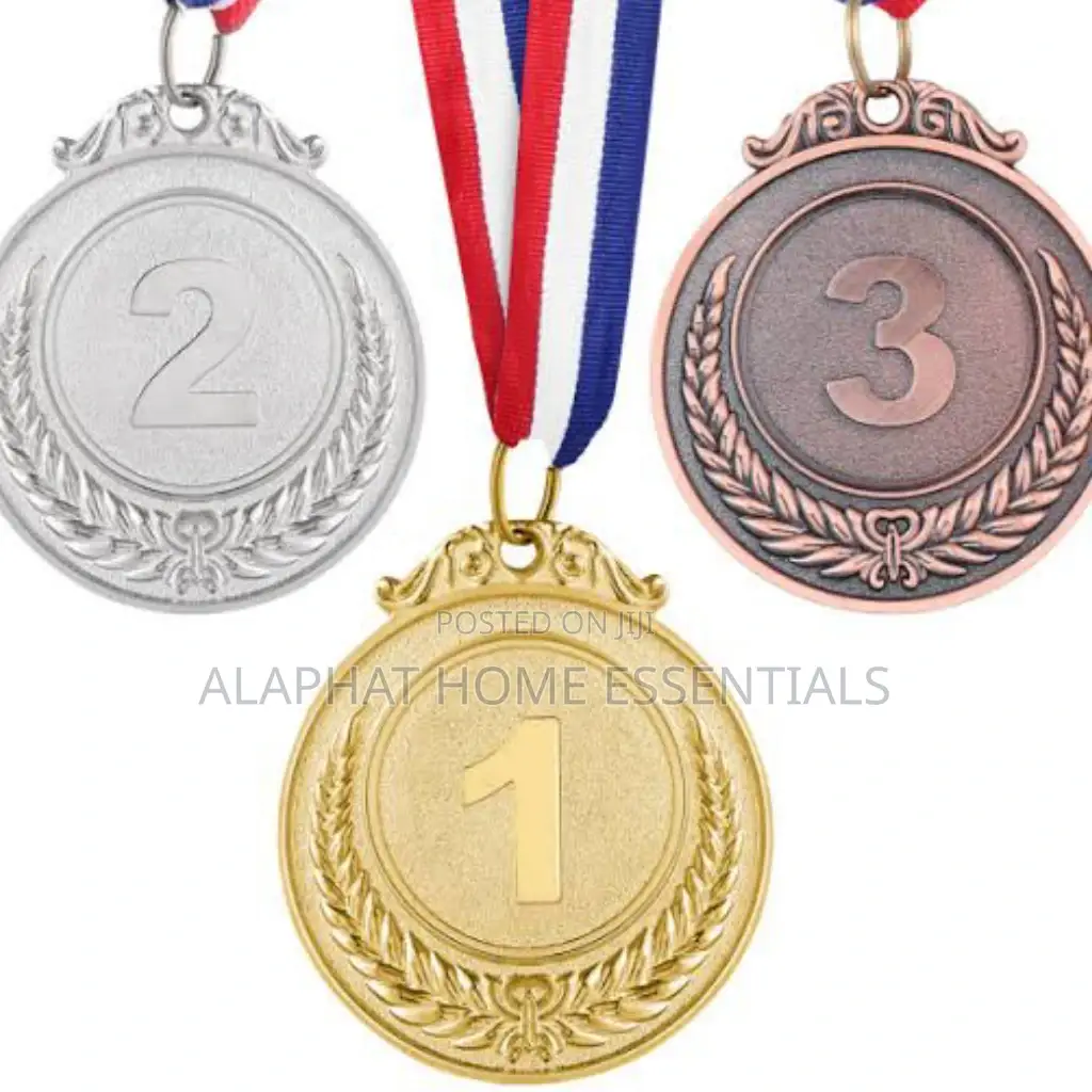 Golden , Silver And Bronze Medals