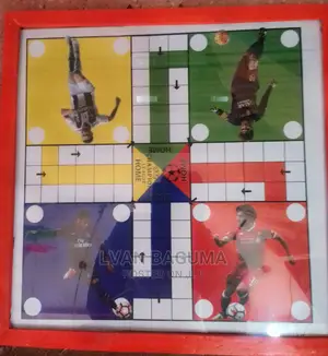 Ludo Board Game (Glass Protected) - 12 by 12 Inches